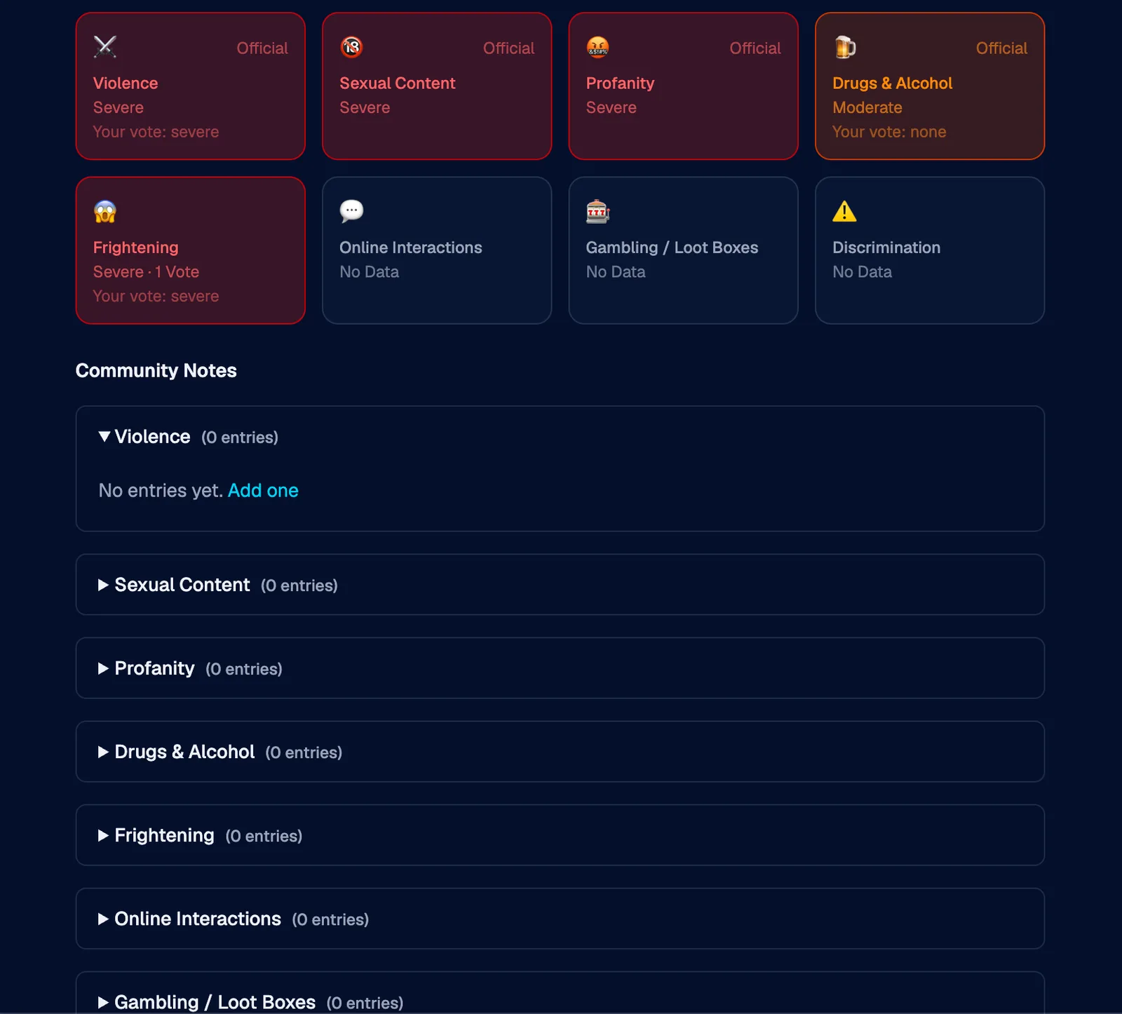 Older version of parent guide